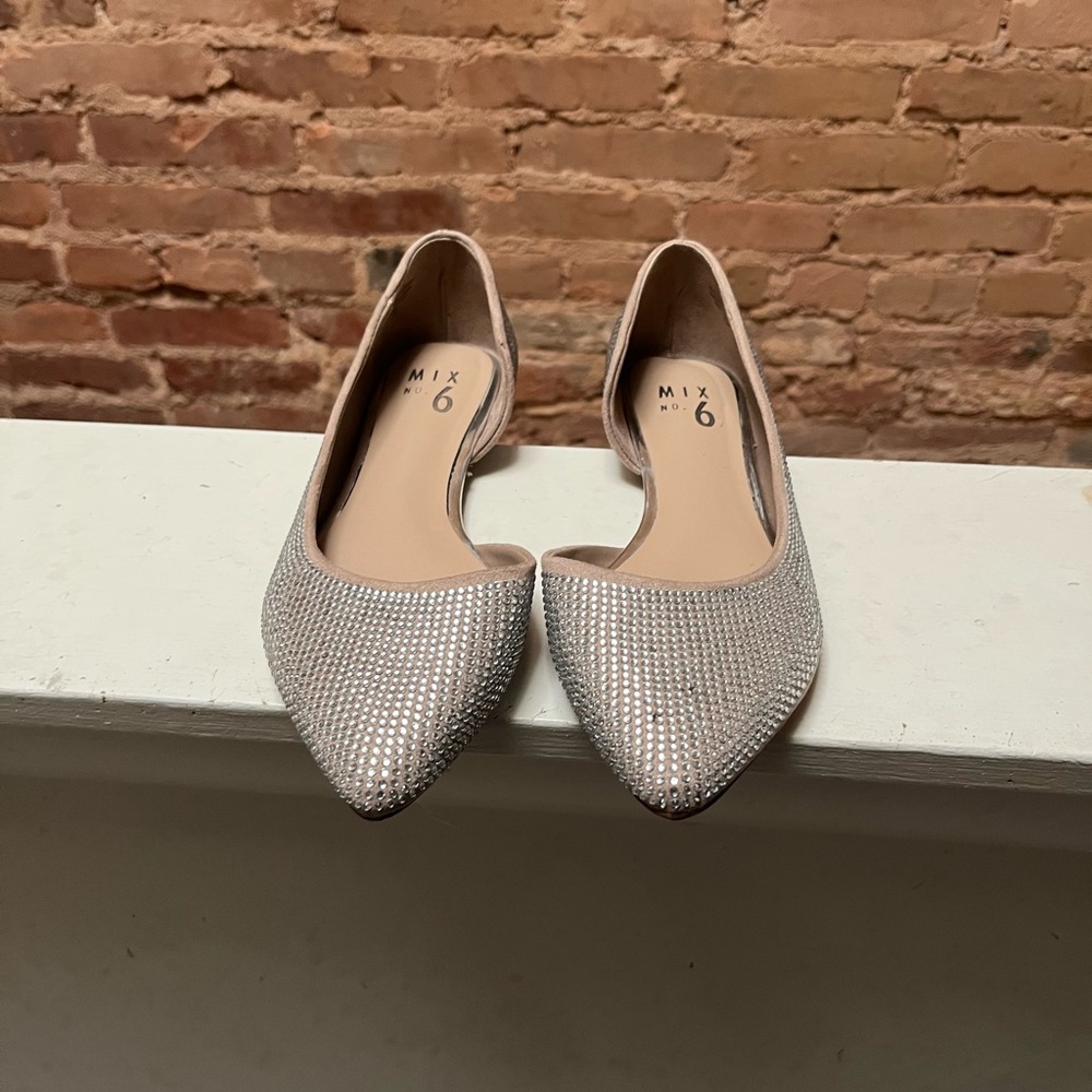 Mix No. 6 Silver and Tan Women’s Flats